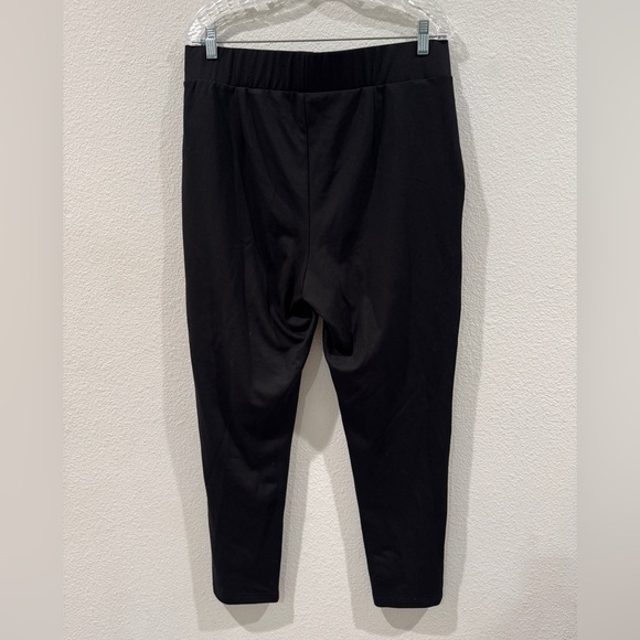 Universal Standard Black Ponte Knit Ankle Cropped Pull On Black Pants Size Small - Picture 9 of 13